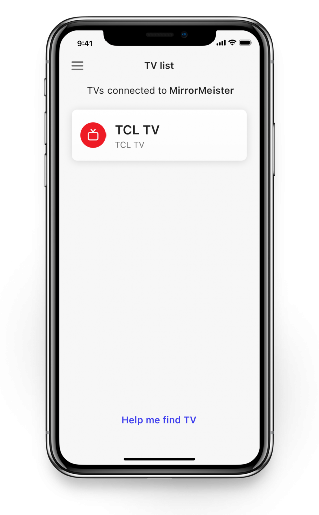 iPhone tcl tv