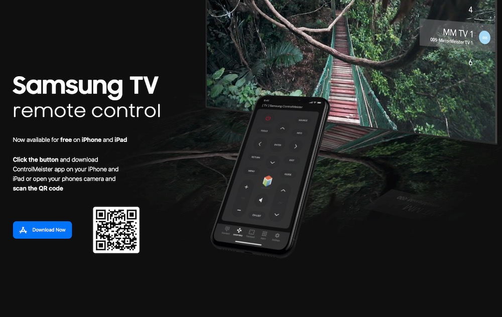 Watch  on TV with a TV code iPhone / Android / Samsung