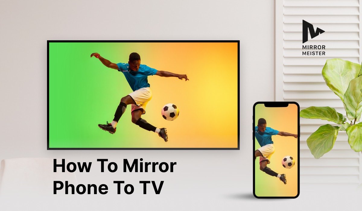 Featured image with a smartphone mirroring to a TV