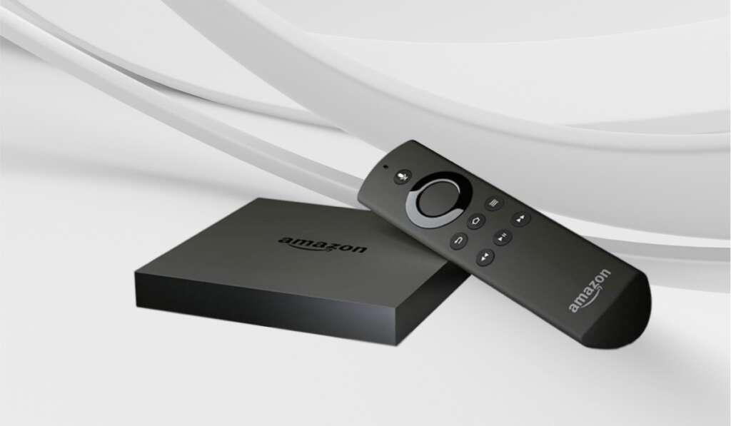 Amazon Fire TV device and a Fire TV remote